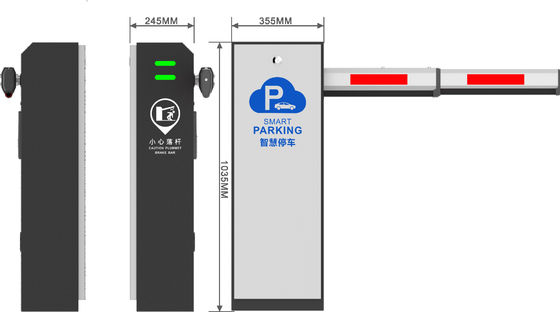 kaufen Straßen-Sperren-Tor-Auto-Parkplatz-elektronische Boom-Sperre 220V 110V mit LED-Arm LPR online manufacture