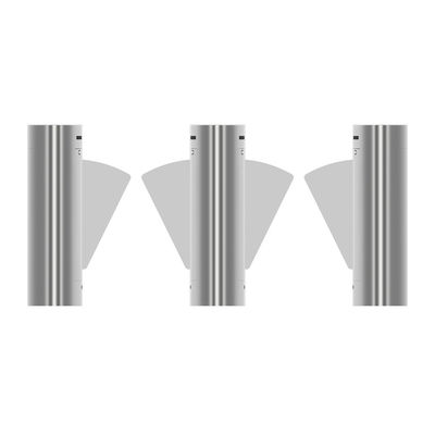 kaufen Klappen-elektronische Drehkreuz-Flugsteige 304 Edelstahl-lärmarme Drehkreuz-Eintritts-Systeme online manufacture