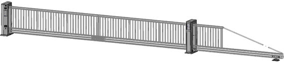 kaufen Teleskopische Schiebetor-Zugriffskontrolle mit 250 Watt Motorleistung online manufacture