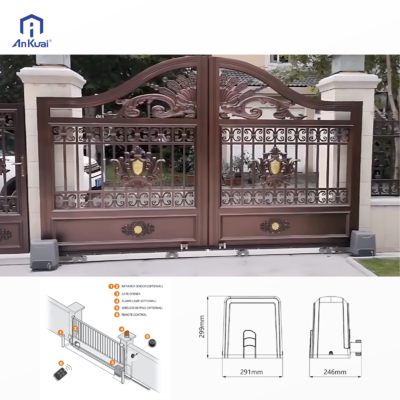 kaufen Smart AK800DC Automatic Door Opener for Commercial Spaces: Remote, WiFi App & Infrared Sensing Functions online manufacture