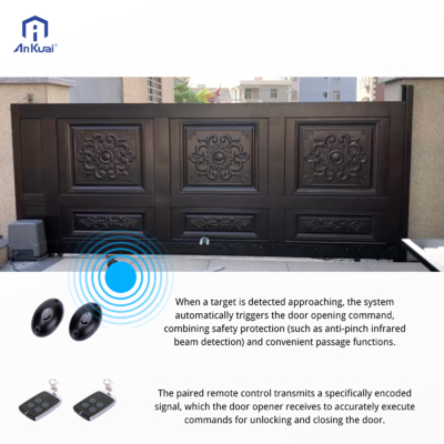 kaufen AK800DC Smart Auto Door Opener for Commercial Use – Equipped with Remote, WiFi App & Infrared Detection online manufacture