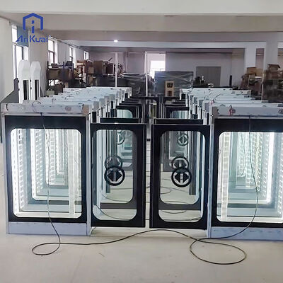 Gehärtete Keramik-Frittenglas-Plattformtür Siebdrucklackierte Beschichtung Bahnhofssicherheitstür Automatische Barriere