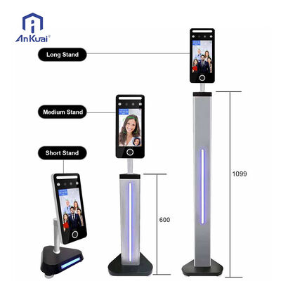 5 Inch Cloud WiFi Network Biometric Scanner Face Recognition Motion Detection ODM Logo Time Attendance System